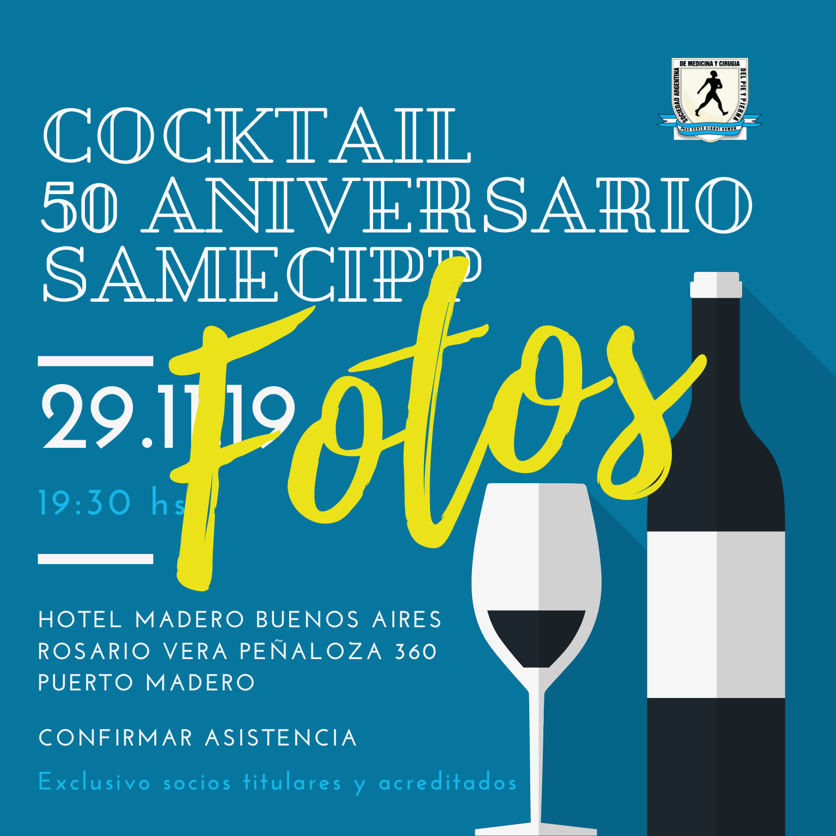 Fotos del Cocktail 50 años SAMeCiPP
